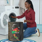 Ibrahim Traore Burkina Faso Make Africa Great Again Laundry Basket West African Patriotic Military Tribal Patterns