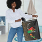 Ibrahim Traore Burkina Faso Make Africa Great Again Laundry Basket West African Patriotic Military Tribal Patterns