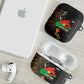Ibrahim Traore Burkina Faso Make Africa Great Again AirPods Case West African Patriotic Military Tribal Patterns