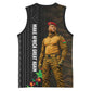 Ibrahim Traore Burkina Faso Make Africa Great Again Basketball Jersey West African Patriotic Military Tribal Patterns