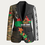 Ibrahim Traore Burkina Faso Make Africa Great Again Blazer West African Patriotic Military Tribal Patterns