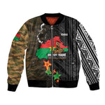 Ibrahim Traore Burkina Faso Make Africa Great Again Bomber Jacket West African Patriotic Military Tribal Patterns