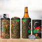 Ibrahim Traore Burkina Faso Make Africa Great Again 4 in 1 Can Cooler Tumbler West African Patriotic Military Tribal Patterns