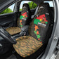 Ibrahim Traore Burkina Faso Make Africa Great Again Car Seat Cover West African Patriotic Military Tribal Patterns