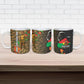 Ibrahim Traore Burkina Faso Make Africa Great Again Ceramic Mug West African Patriotic Military Tribal Patterns