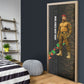 Ibrahim Traore Burkina Faso Make Africa Great Again Door Cover West African Patriotic Military Tribal Patterns