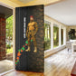 Ibrahim Traore Burkina Faso Make Africa Great Again Door Cover West African Patriotic Military Tribal Patterns