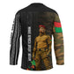 Ibrahim Traore Burkina Faso Make Africa Great Again Hockey Jersey West African Patriotic Military Tribal Patterns