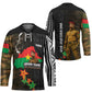 Ibrahim Traore Burkina Faso Make Africa Great Again Hockey Jersey West African Patriotic Military Tribal Patterns