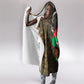 Ibrahim Traore Burkina Faso Make Africa Great Again Hooded Blanket West African Patriotic Military Tribal Patterns