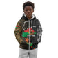 Ibrahim Traore Burkina Faso Make Africa Great Again Kid Hoodie West African Patriotic Military Tribal Patterns