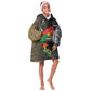 Ibrahim Traore Burkina Faso Make Africa Great Again Kid Wearable Blanket Hoodie West African Patriotic Military Tribal Patterns