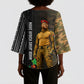 Ibrahim Traore Burkina Faso Make Africa Great Again Kimono Sleeve Blouse West African Patriotic Military Tribal Patterns