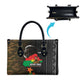 Ibrahim Traore Burkina Faso Make Africa Great Again Leather Bag West African Patriotic Military Tribal Patterns