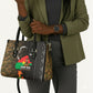 Ibrahim Traore Burkina Faso Make Africa Great Again Leather Bag West African Patriotic Military Tribal Patterns