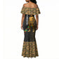 Ibrahim Traore Burkina Faso Make Africa Great Again Mermaid Dress West African Patriotic Military Tribal Patterns
