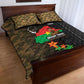 Ibrahim Traore Burkina Faso Make Africa Great Again Quilt Bed Set West African Patriotic Military Tribal Patterns