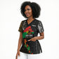 Ibrahim Traore Burkina Faso Make Africa Great Again Scrub Top West African Patriotic Military Tribal Patterns