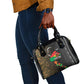 Ibrahim Traore Burkina Faso Make Africa Great Again Shoulder Handbag West African Patriotic Military Tribal Patterns