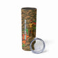 Ibrahim Traore Burkina Faso Make Africa Great Again Skinny Tumbler West African Patriotic Military Tribal Patterns