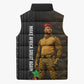 Ibrahim Traore Burkina Faso Make Africa Great Again Sleeveless Puffer Jacket West African Patriotic Military Tribal Patterns