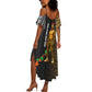 Ibrahim Traore Burkina Faso Make Africa Great Again Summer Maxi Dress West African Patriotic Military Tribal Patterns