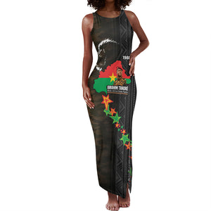 Ibrahim Traore Burkina Faso Make Africa Great Again Tank Maxi Dress West African Patriotic Military Tribal Patterns