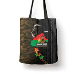 Ibrahim Traore Burkina Faso Make Africa Great Again Tote Bag West African Patriotic Military Tribal Patterns
