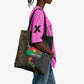 Ibrahim Traore Burkina Faso Make Africa Great Again Tote Bag West African Patriotic Military Tribal Patterns