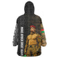 Ibrahim Traore Burkina Faso Make Africa Great Again Wearable Blanket Hoodie West African Patriotic Military Tribal Patterns