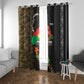Ibrahim Traore Burkina Faso Make Africa Great Again Window Curtain West African Patriotic Military Tribal Patterns