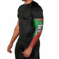 Ibrahim Traore Burkina Faso Fearless Leadership Arm Sleeves West African Tribal Pattern And Patriotic Camo Art