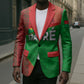 Ibrahim Traore Burkina Faso Fearless Leadership Blazer West African Tribal Pattern And Patriotic Camo Art