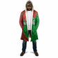 Ibrahim Traore Burkina Faso Fearless Leadership Cloak West African Tribal Pattern And Patriotic Camo Art