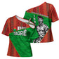 Ibrahim Traore Burkina Faso Fearless Leadership Cross Shoulder Shirt West African Tribal Pattern And Patriotic Camo Art