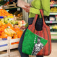 Ibrahim Traore Burkina Faso Fearless Leadership Grocery Bag West African Tribal Pattern And Patriotic Camo Art