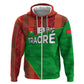 Ibrahim Traore Burkina Faso Fearless Leadership Hoodie West African Tribal Pattern And Patriotic Camo Art
