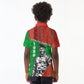 Ibrahim Traore Burkina Faso Fearless Leadership Kid Polo Shirt West African Tribal Pattern And Patriotic Camo Art