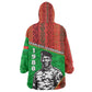 Ibrahim Traore Burkina Faso Fearless Leadership Kid Wearable Blanket Hoodie West African Tribal Pattern And Patriotic Camo Art