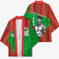 Ibrahim Traore Burkina Faso Fearless Leadership Kimono West African Tribal Pattern And Patriotic Camo Art