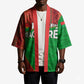Ibrahim Traore Burkina Faso Fearless Leadership Kimono West African Tribal Pattern And Patriotic Camo Art