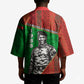 Ibrahim Traore Burkina Faso Fearless Leadership Kimono West African Tribal Pattern And Patriotic Camo Art