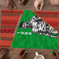 Ibrahim Traore Burkina Faso Fearless Leadership Puzzle West African Tribal Pattern And Patriotic Camo Art