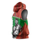 Ibrahim Traore Burkina Faso Fearless Leadership Sleeveless Hoodie West African Tribal Pattern And Patriotic Camo Art