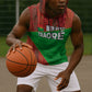 Ibrahim Traore Burkina Faso Fearless Leadership Sleeveless Hoodie West African Tribal Pattern And Patriotic Camo Art