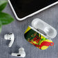 Personalized Senegal Champions World Football 2026 AirPods Case Lions Of Teranga - Great Mosque Of Touba Pattern