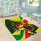 Personalized Senegal Champions World Football 2026 Area Rug Lions Of Teranga - Great Mosque Of Touba Pattern