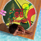Personalized Senegal Champions World Football 2026 Beach Blanket Lions Of Teranga - Great Mosque Of Touba Pattern