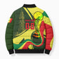 Personalized Senegal Champions World Football 2026 Bomber Puffer Jacket Lions Of Teranga - Great Mosque Of Touba Pattern