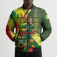 Personalized Senegal Champions World Football 2026 Bomber Puffer Jacket Lions Of Teranga - Great Mosque Of Touba Pattern